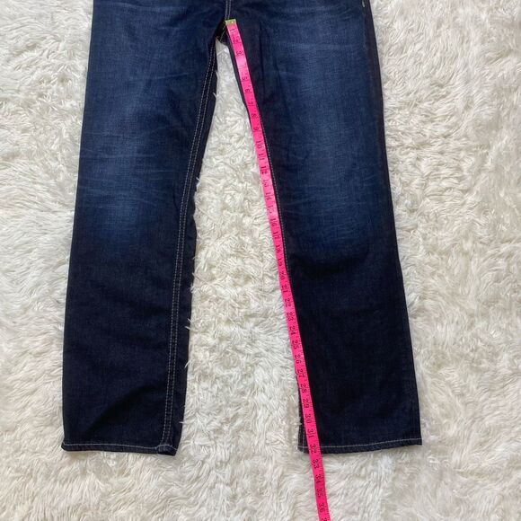 Silver Grayson Jeans Mens 36X32 Dark Blue Denim Straight Leg LIKE NEW - Picture 11 of 11